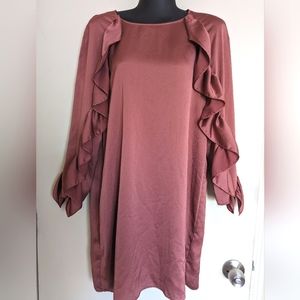 Zara Satin Effect Dress